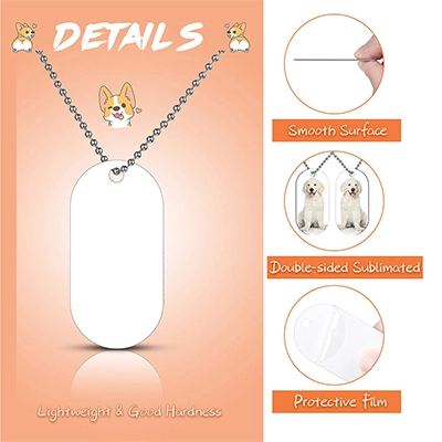 blank dog tags for sublimation